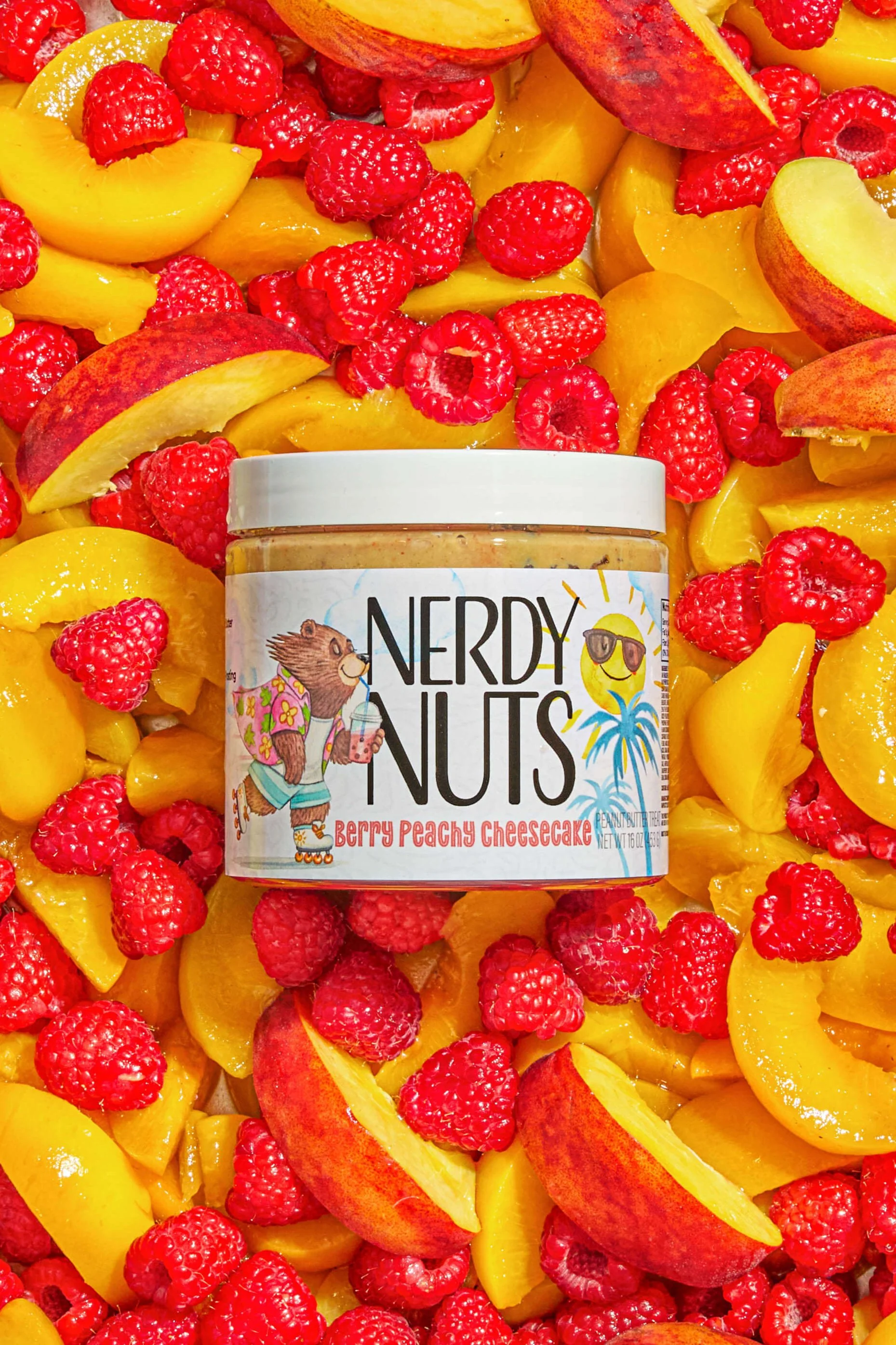 Berry Peachy Cheesecake Peanut Butter Treat