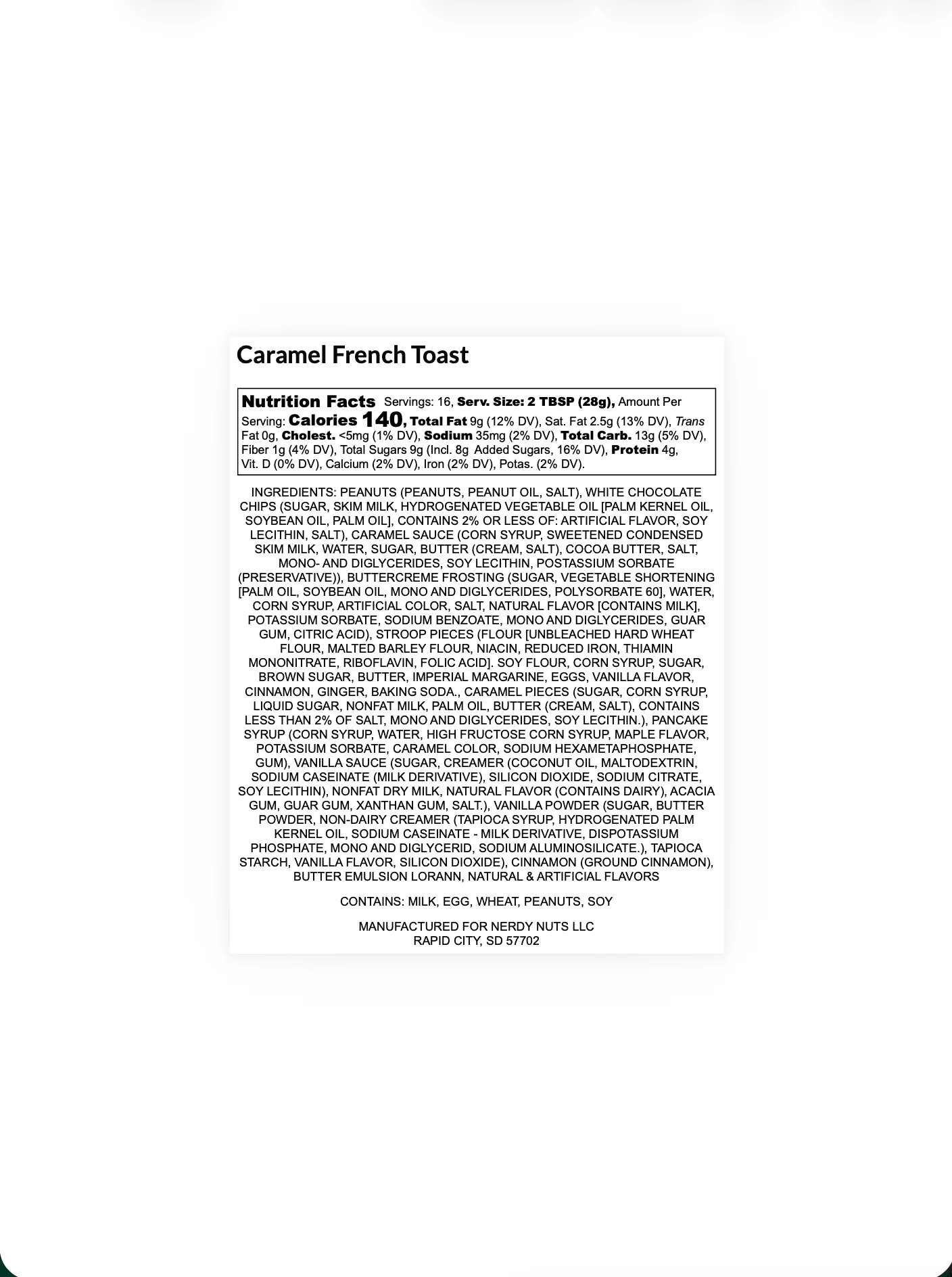 Caramel French Toast Peanut Butter Treat - Image 3