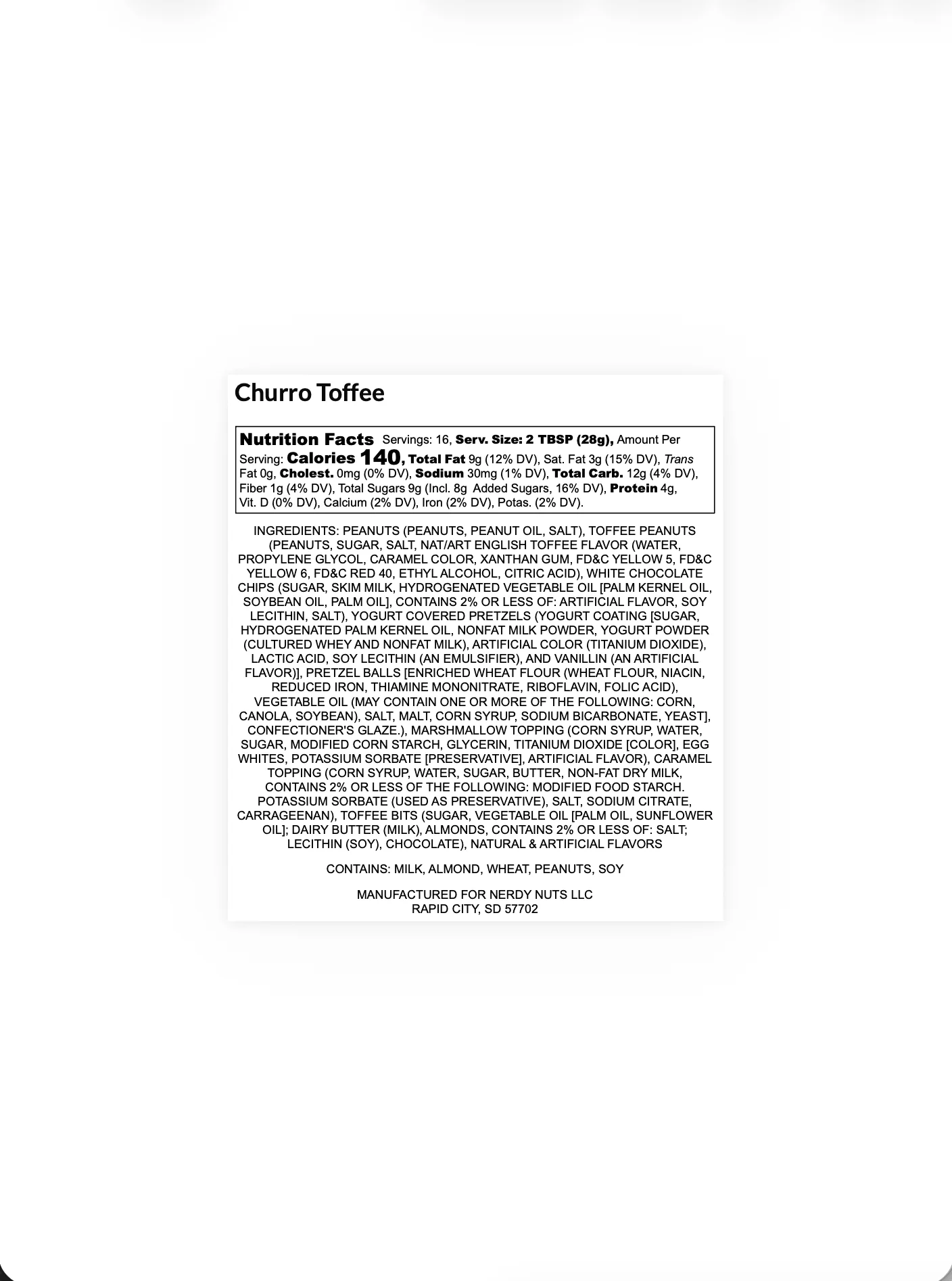Churro Toffee Peanut Butter Treat - Image 4