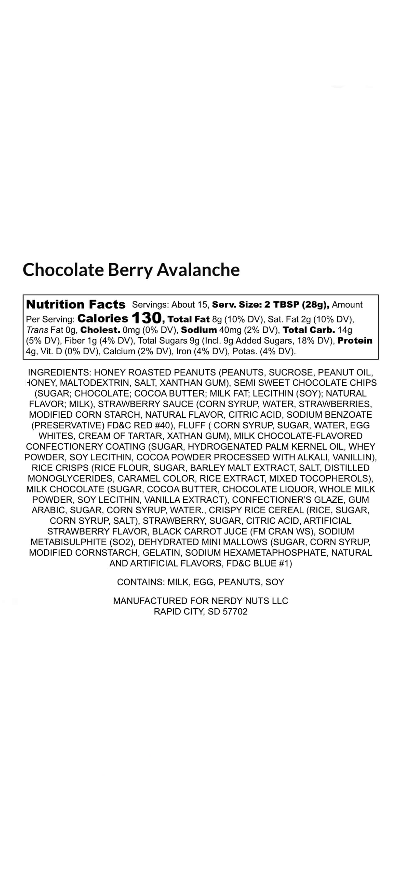 Cocoa SnowBerry Bar Peanut Butter Treat - Image 3