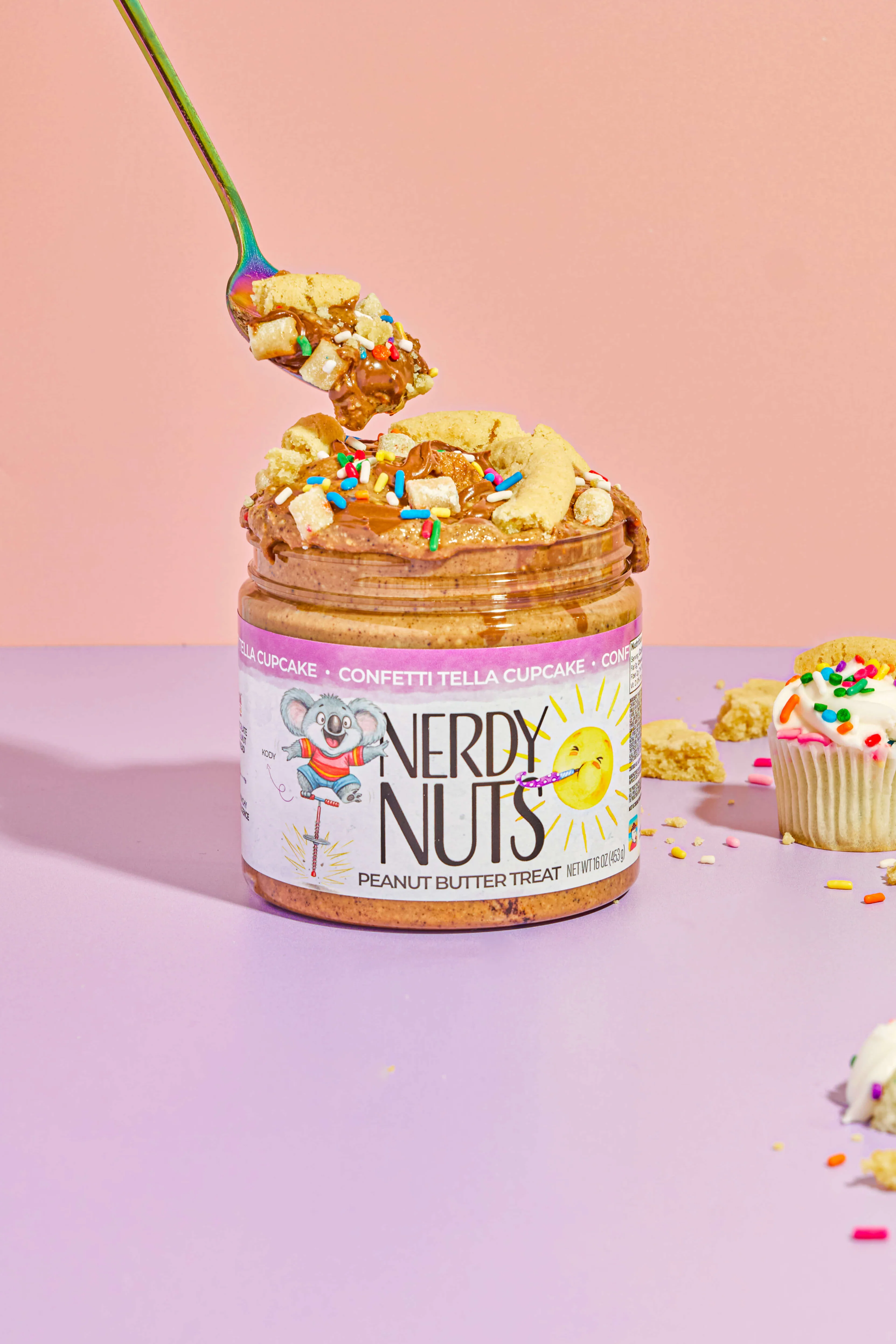 Confetti Tella Cupcake Peanut Butter Treat