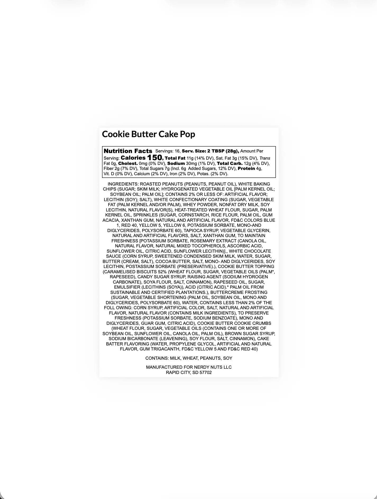 Cookie Butter Cake Pop Peanut Butter Treat - Image 4