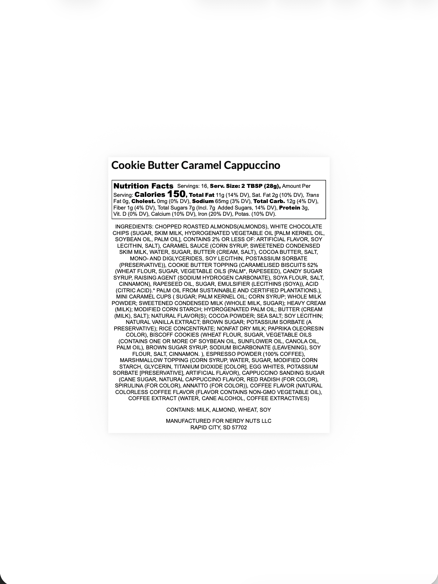 Cookie Butter Caramel Cappuccino Almond Butter Treat - Image 3