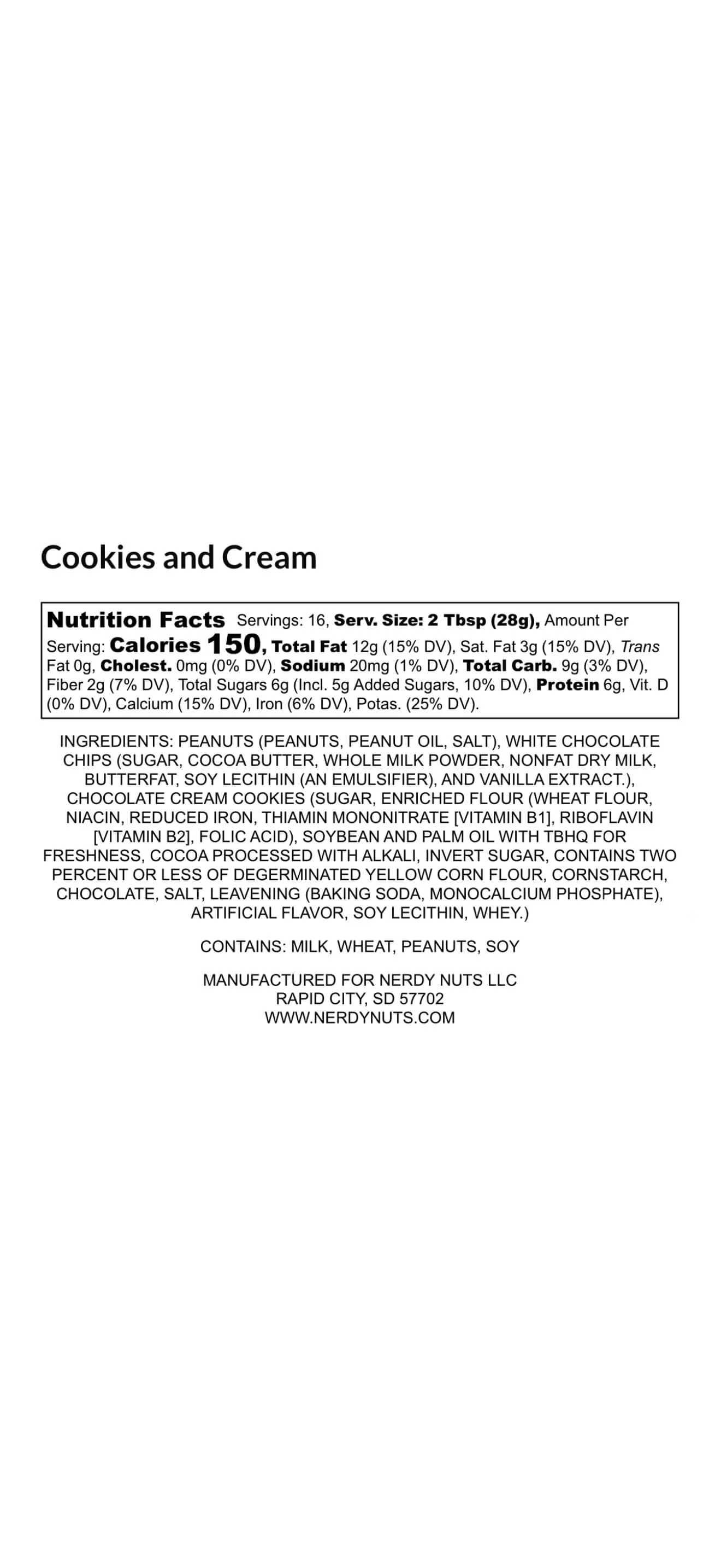 Cookies & Cream Peanut Butter - Image 3