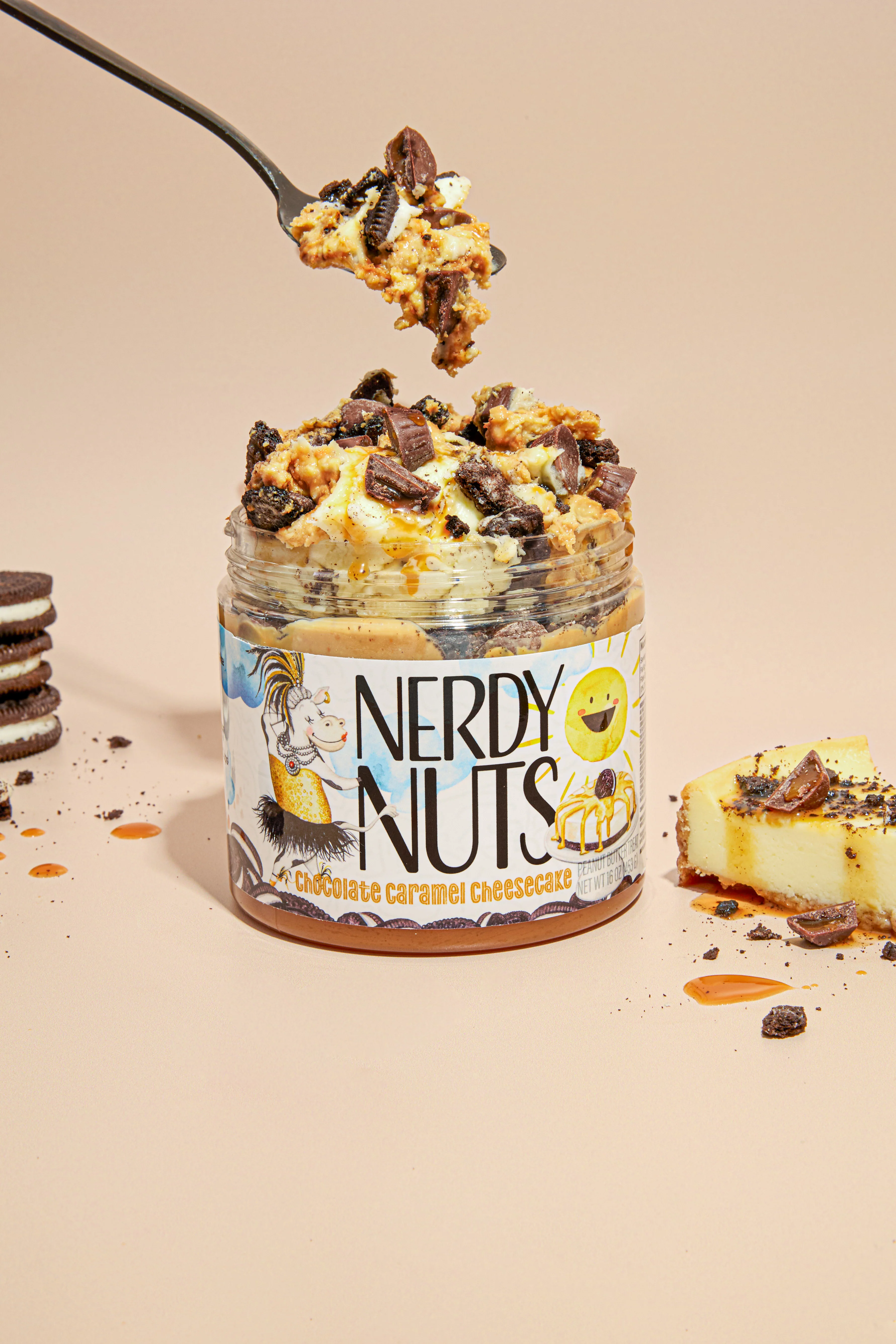 Chocolate Caramel Cheesecake Peanut Butter Treat - Image 2