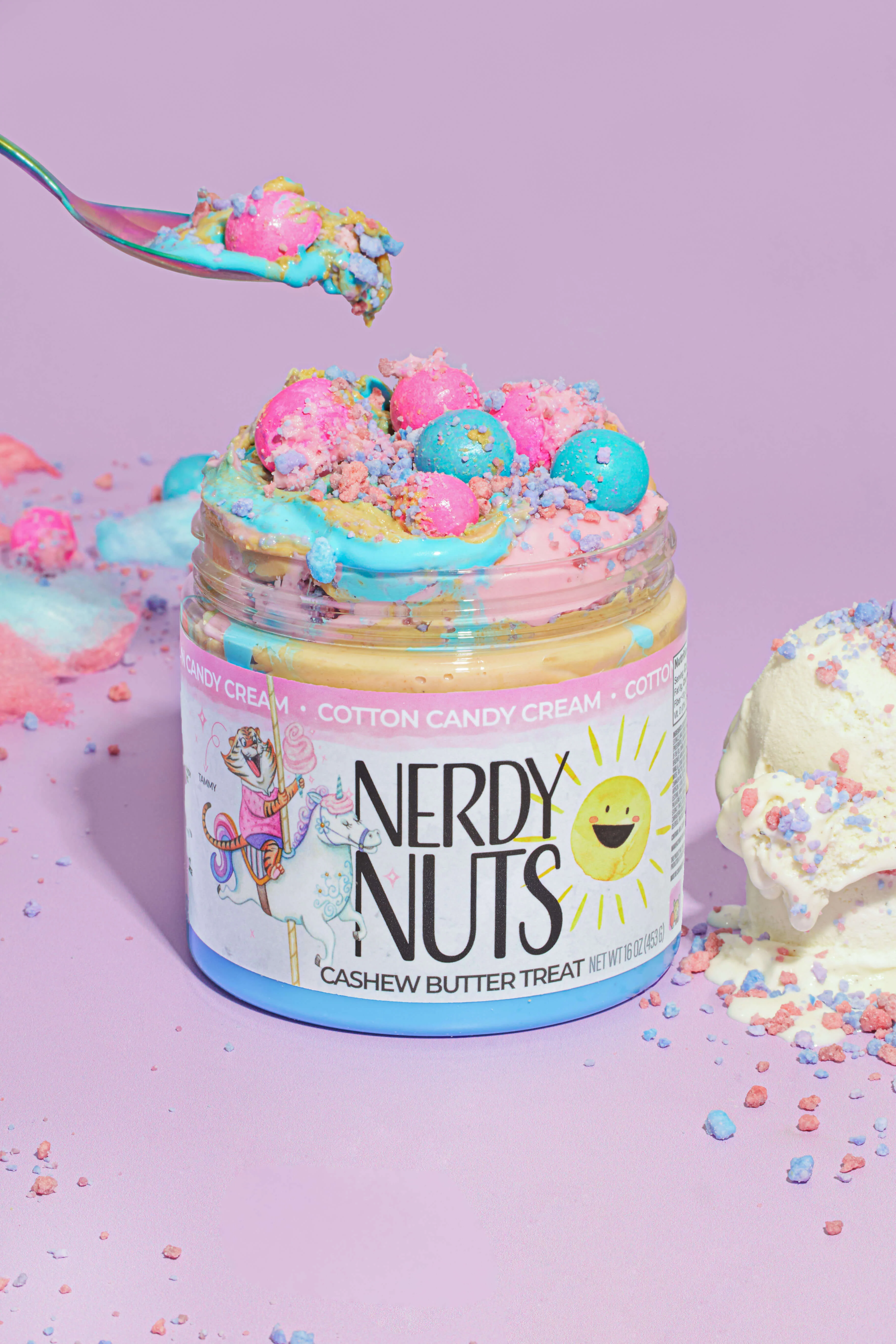 Cotton Candy Cream Cashew Butter Treat