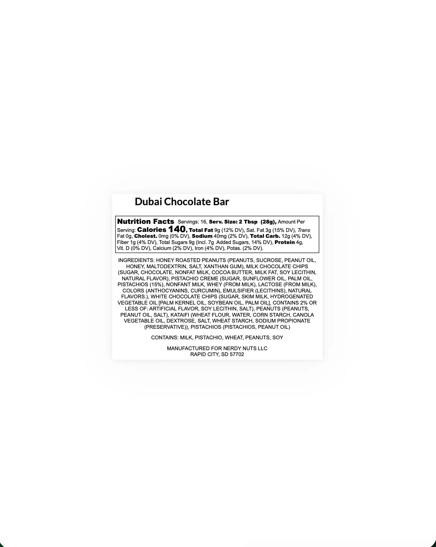 Dubai Chocolate Bar Peanut Butter Treat - Image 4
