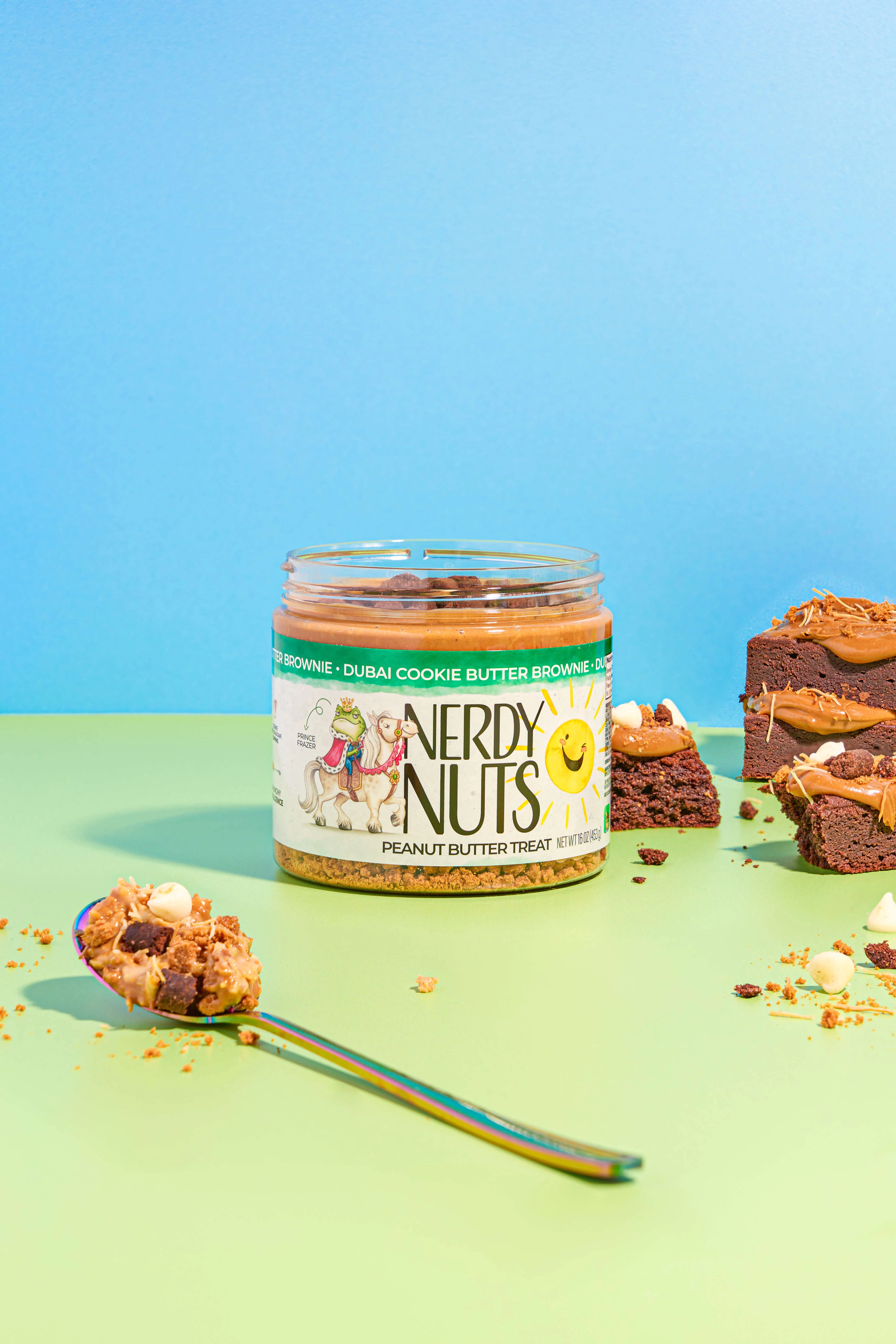 Dubai Cookie Butter Brownie Peanut Butter Treat - Image 3