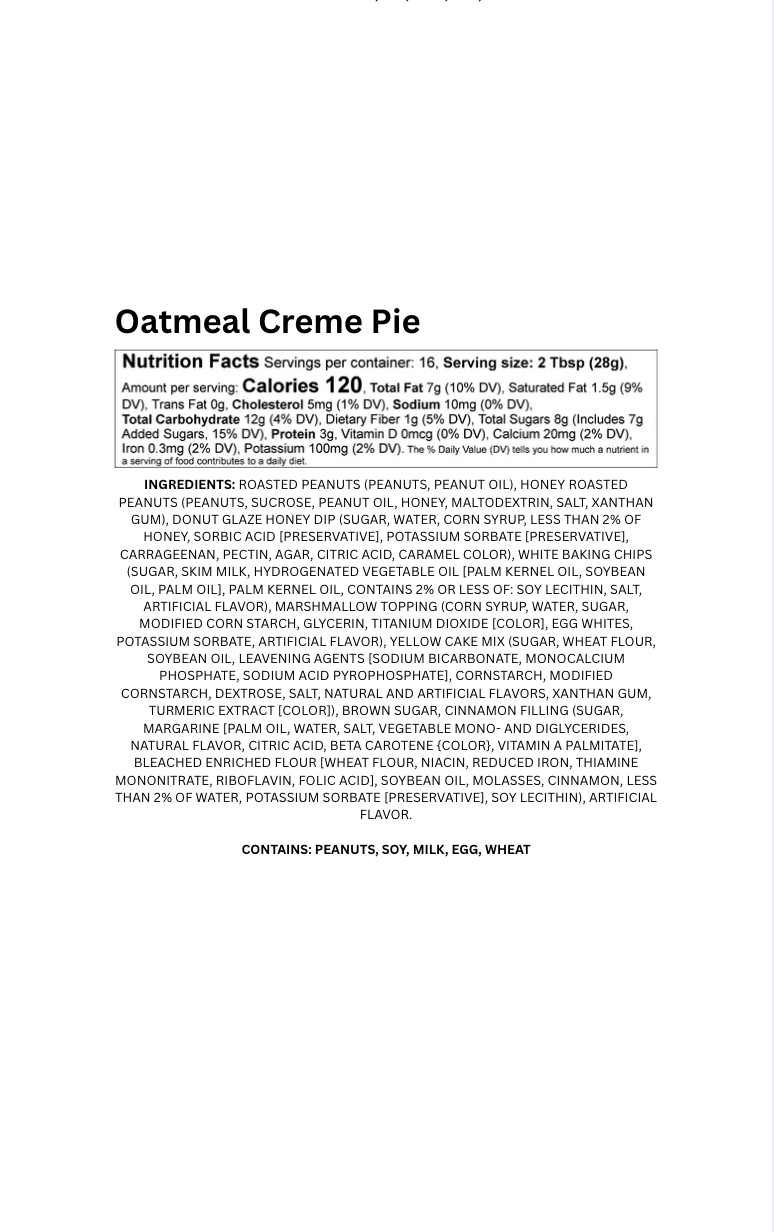 Oatmeal Creme Pie Peanut Butter Treat - Image 5