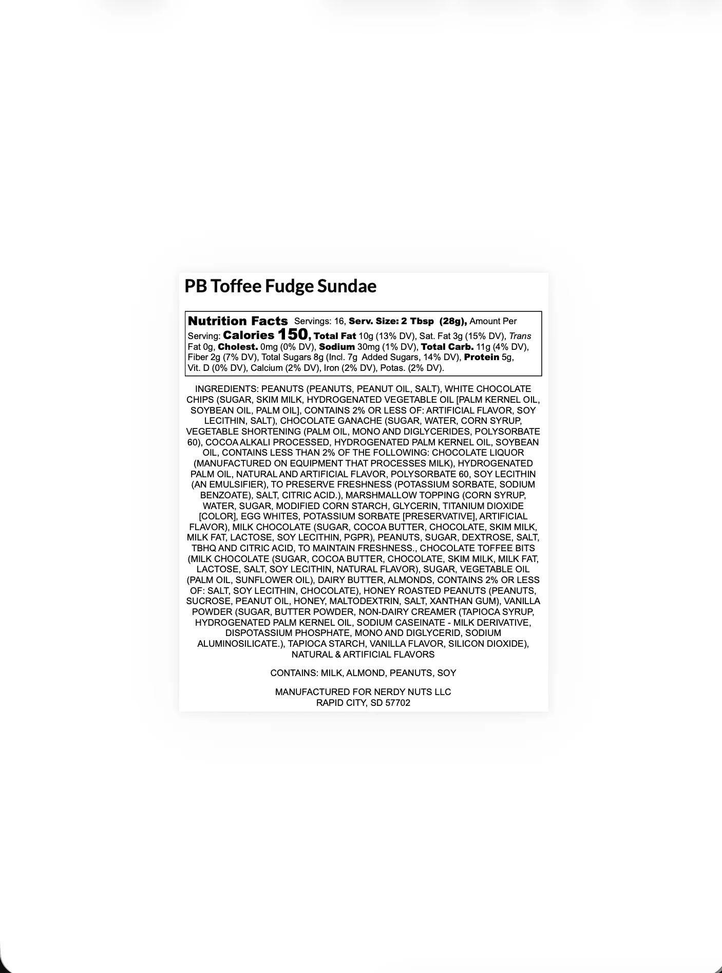 PB Toffee Fudge Sundae Peanut Butter Treat - Image 4