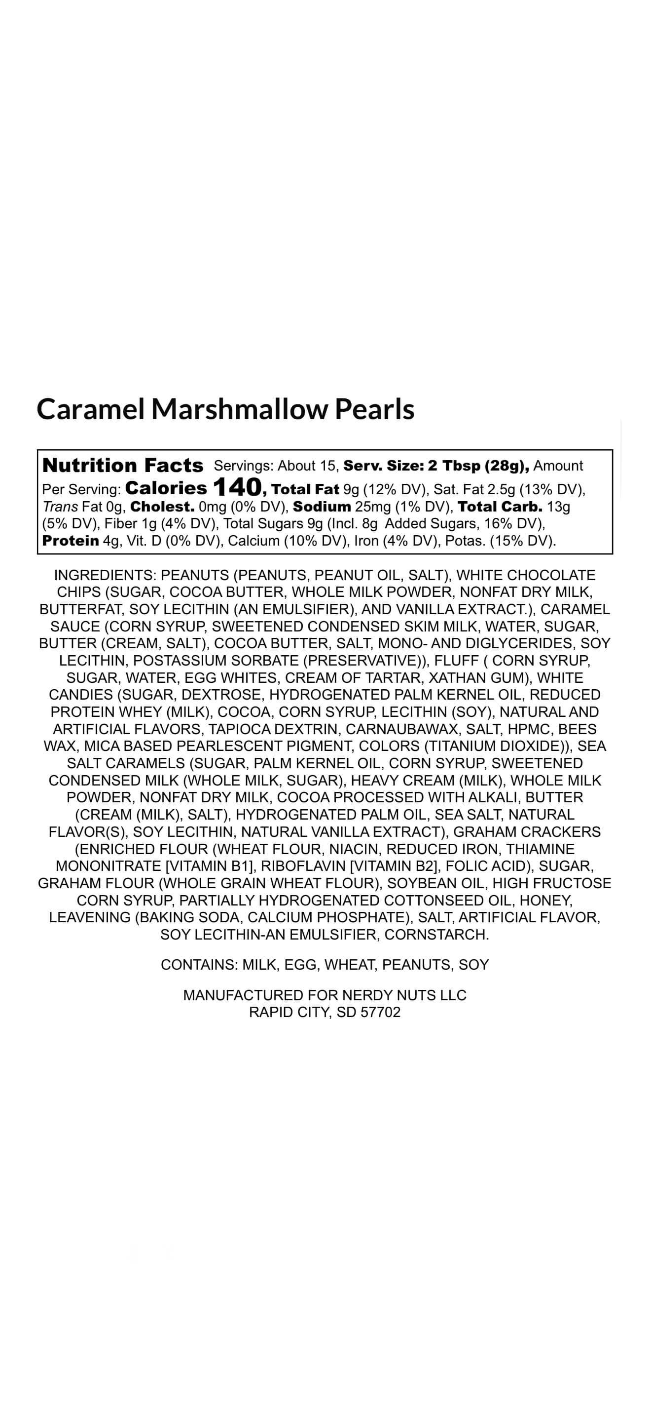 Caramel Marshmallow Pearls Peanut Butter Treat - Image 5
