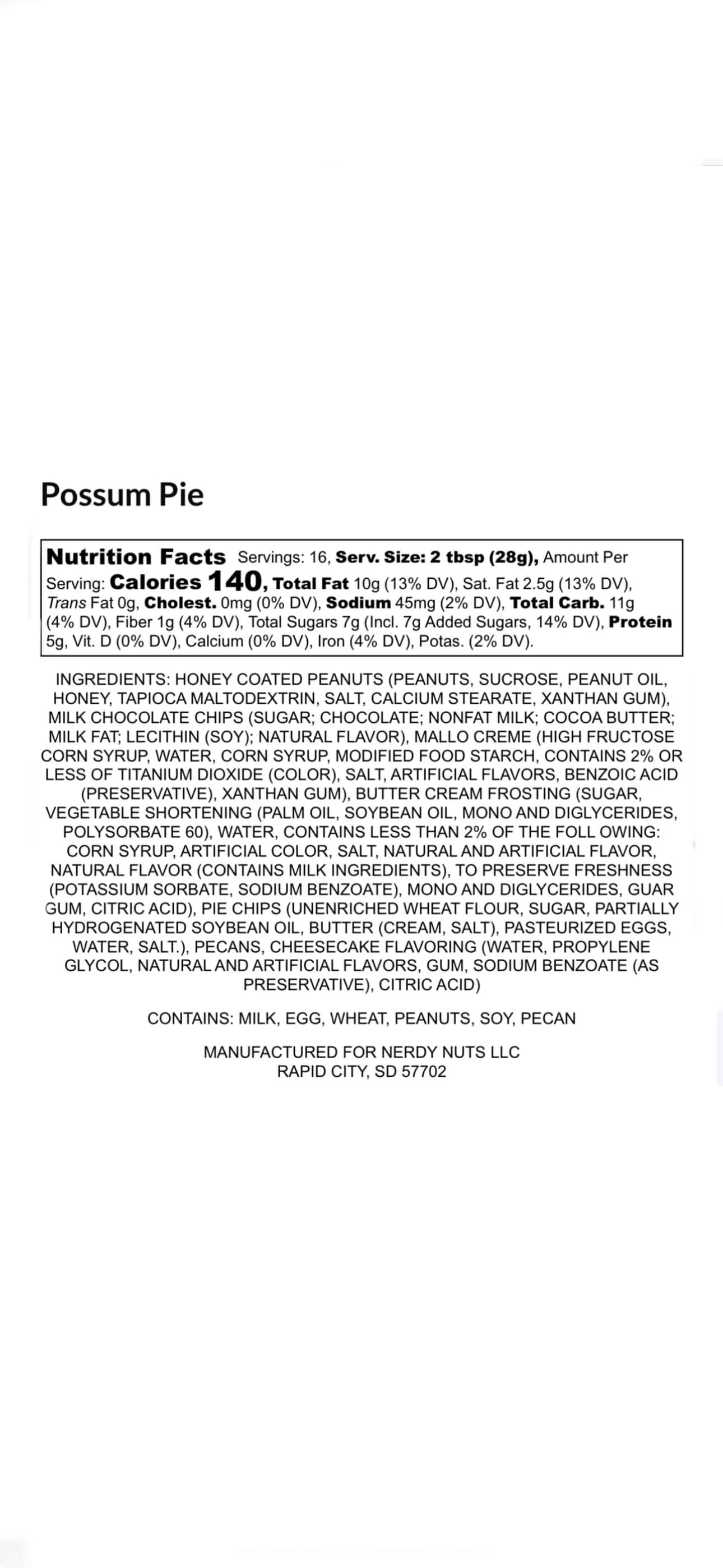 Possum Pie Peanut Butter Treat - Image 3