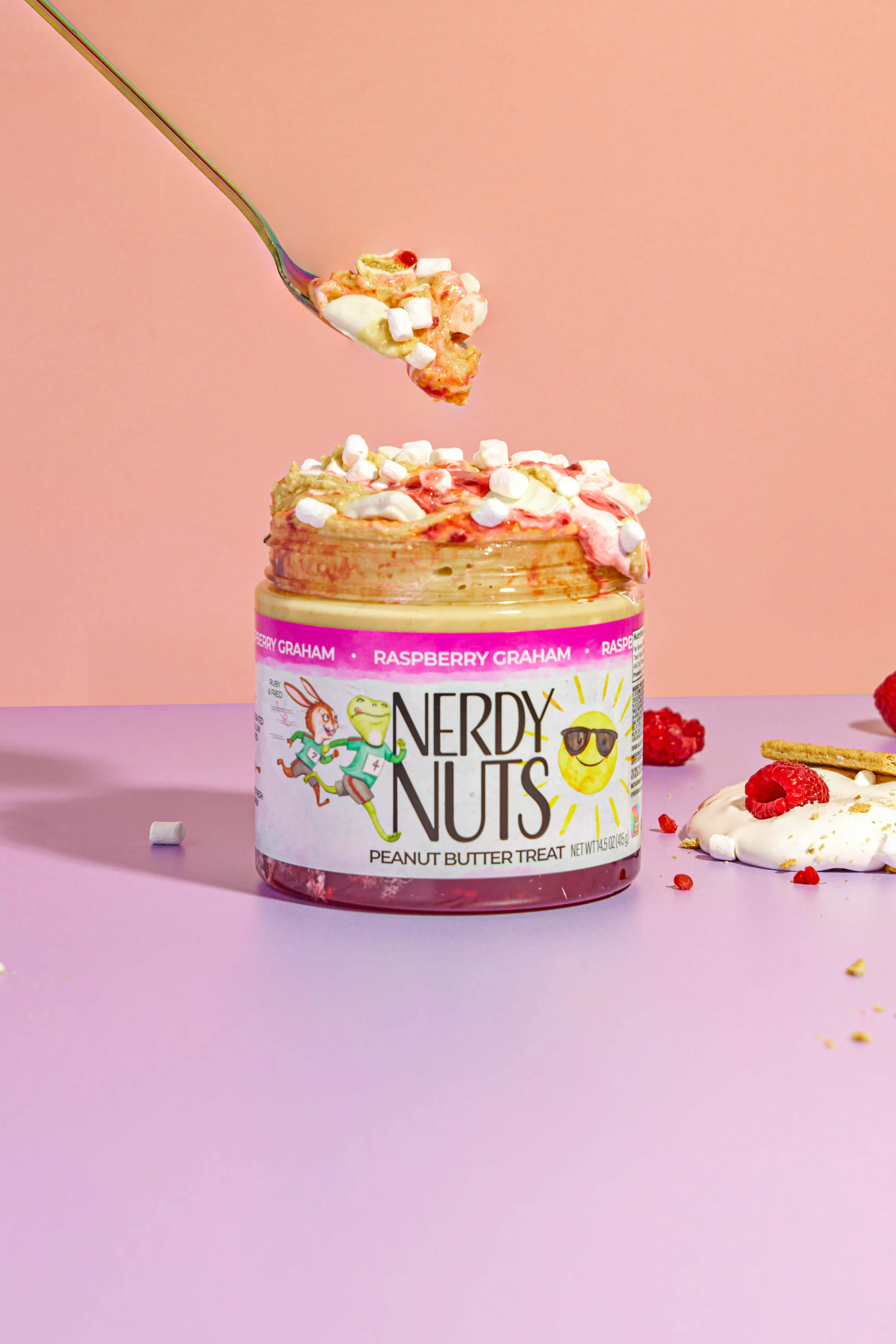 Raspberry Graham Peanut Butter Treat - Image 2