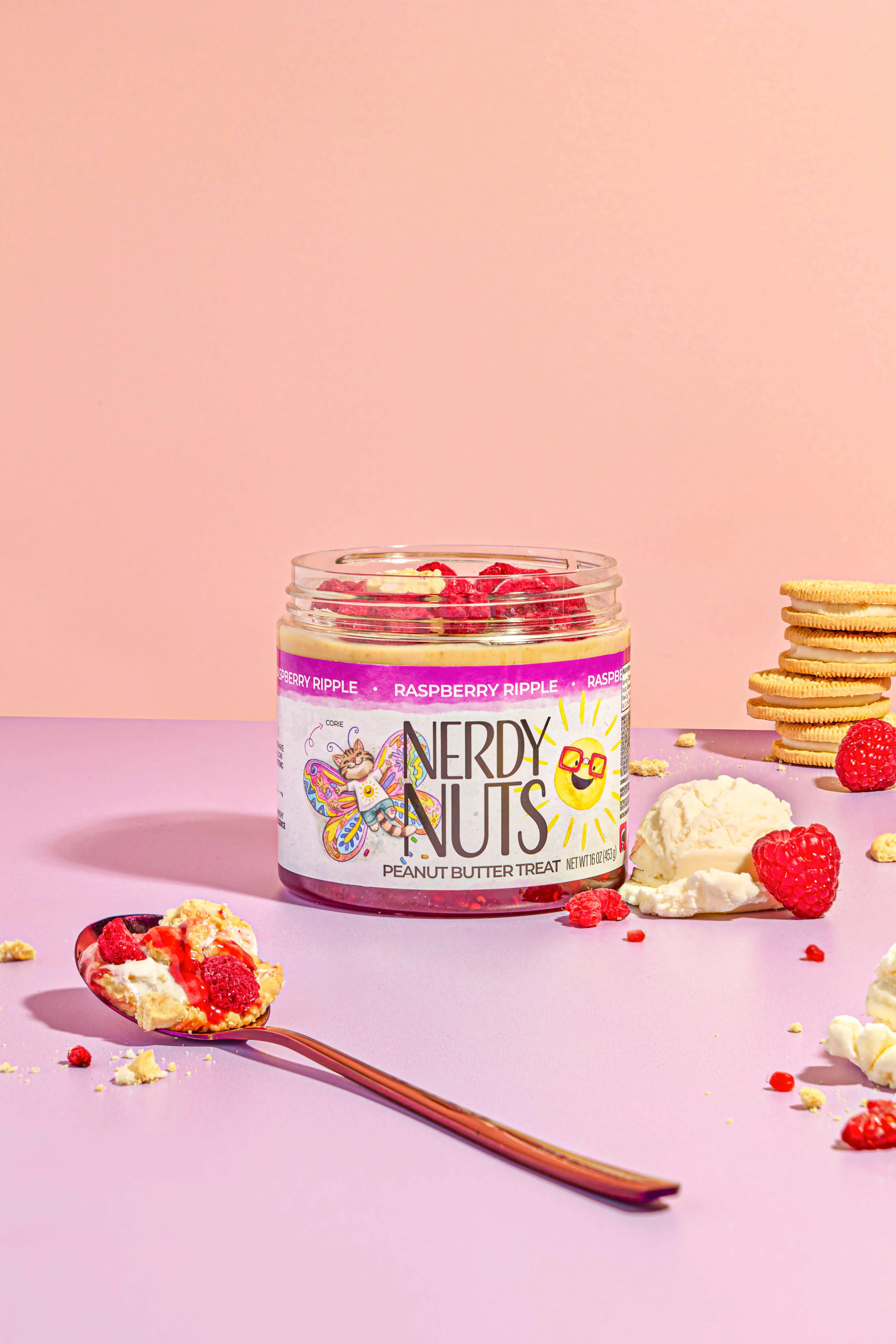 Raspberry Ripple Peanut Butter Treat - Image 3