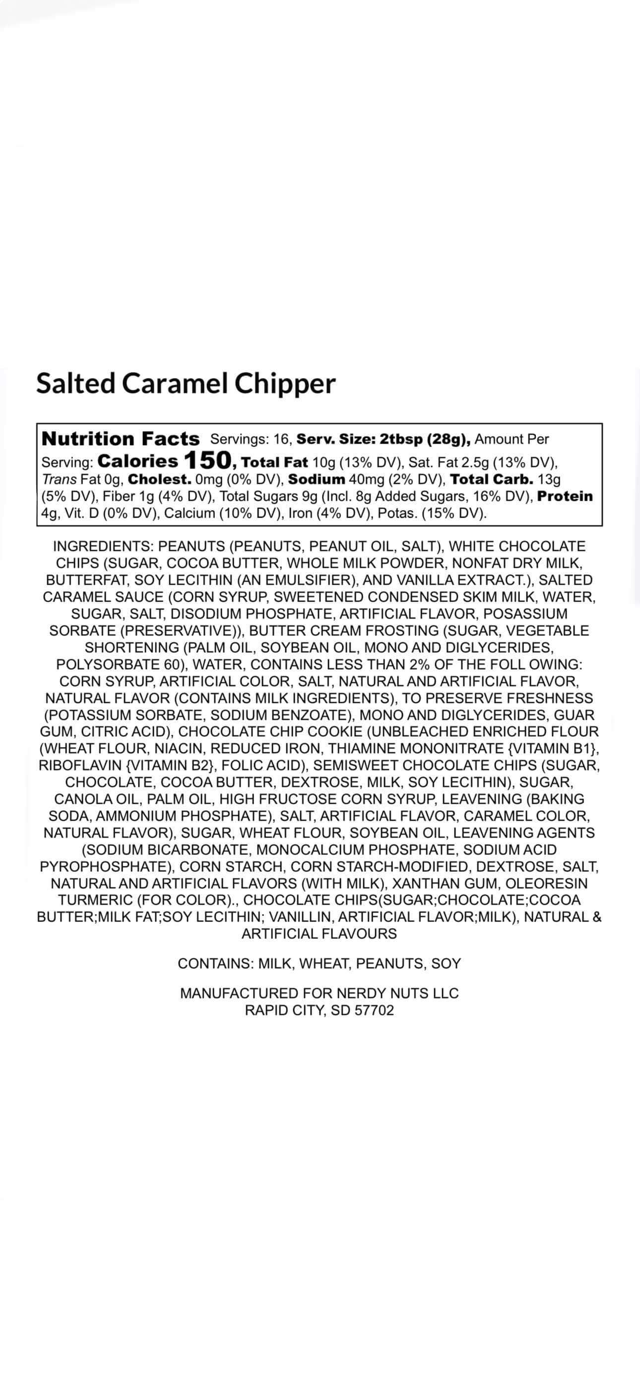 Salted Caramel Chipper Peanut Butter Treat - Image 3
