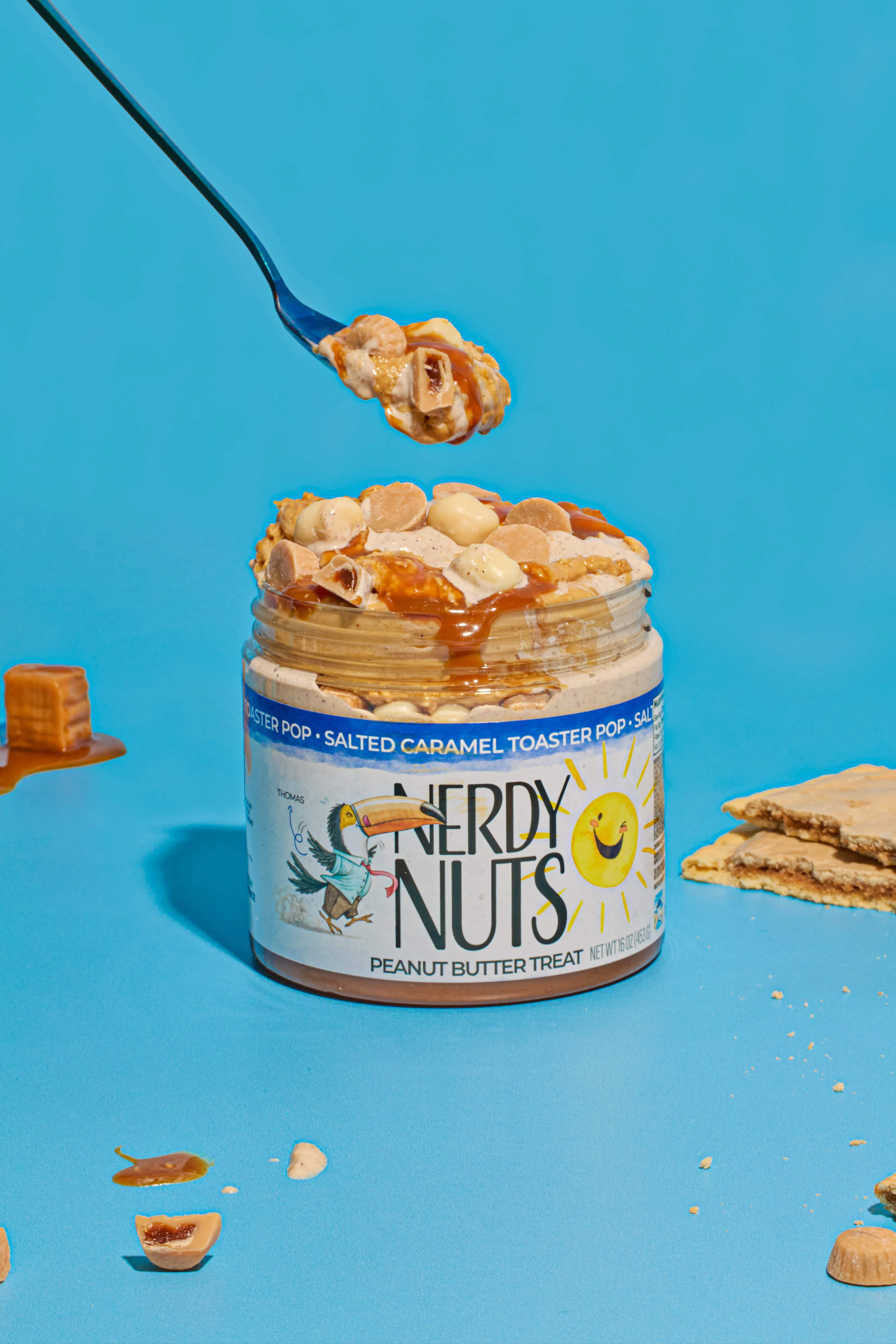 Salted Caramel Toaster Pop Peanut Butter Treat