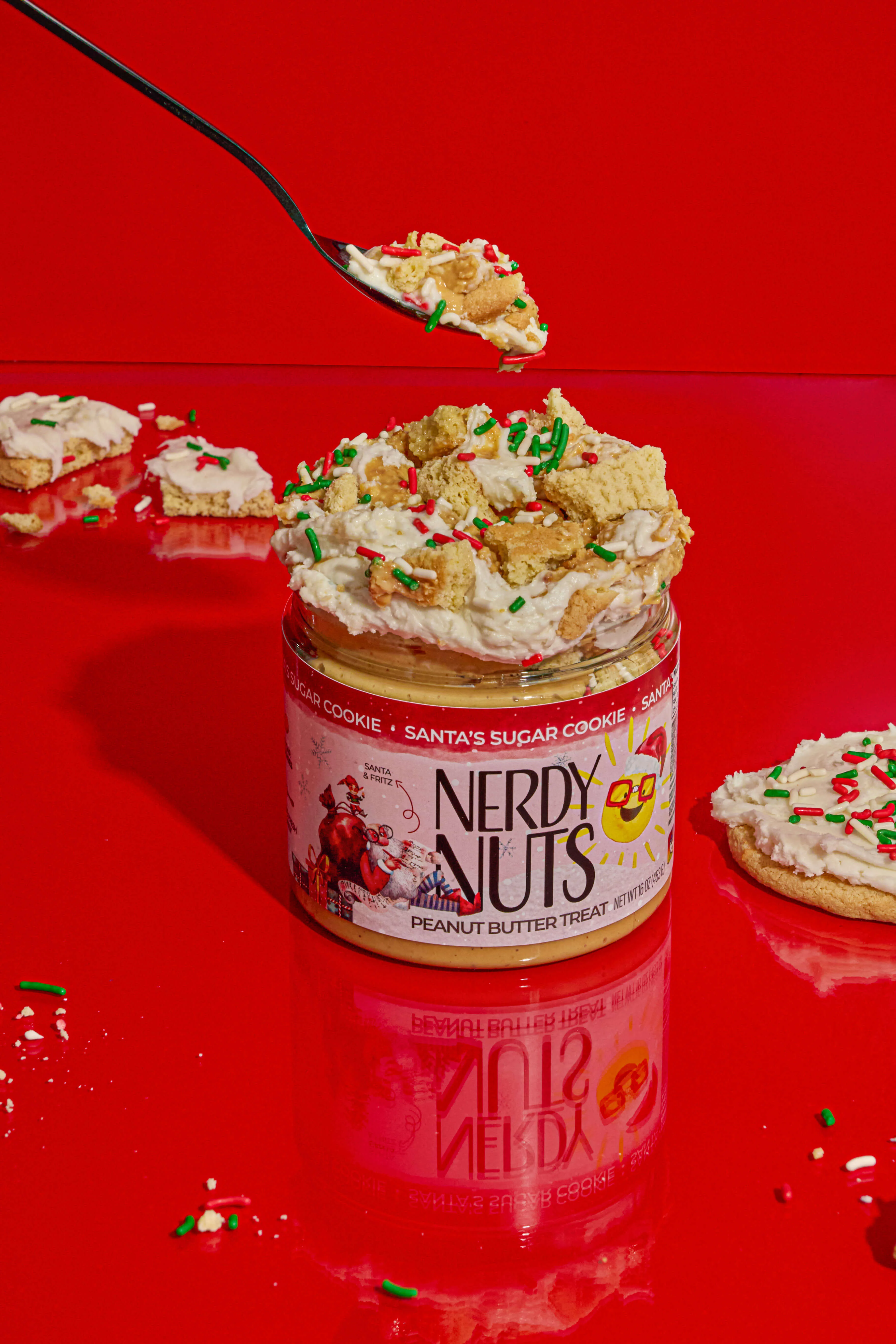 Santa's Sugar Cookie Peanut Butter Treat