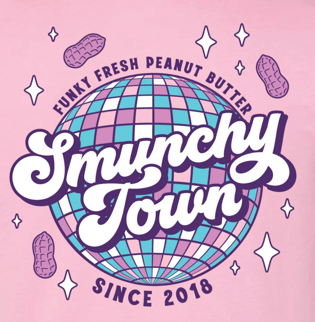 Pink Smunchy Town T-Shirt - Image 3