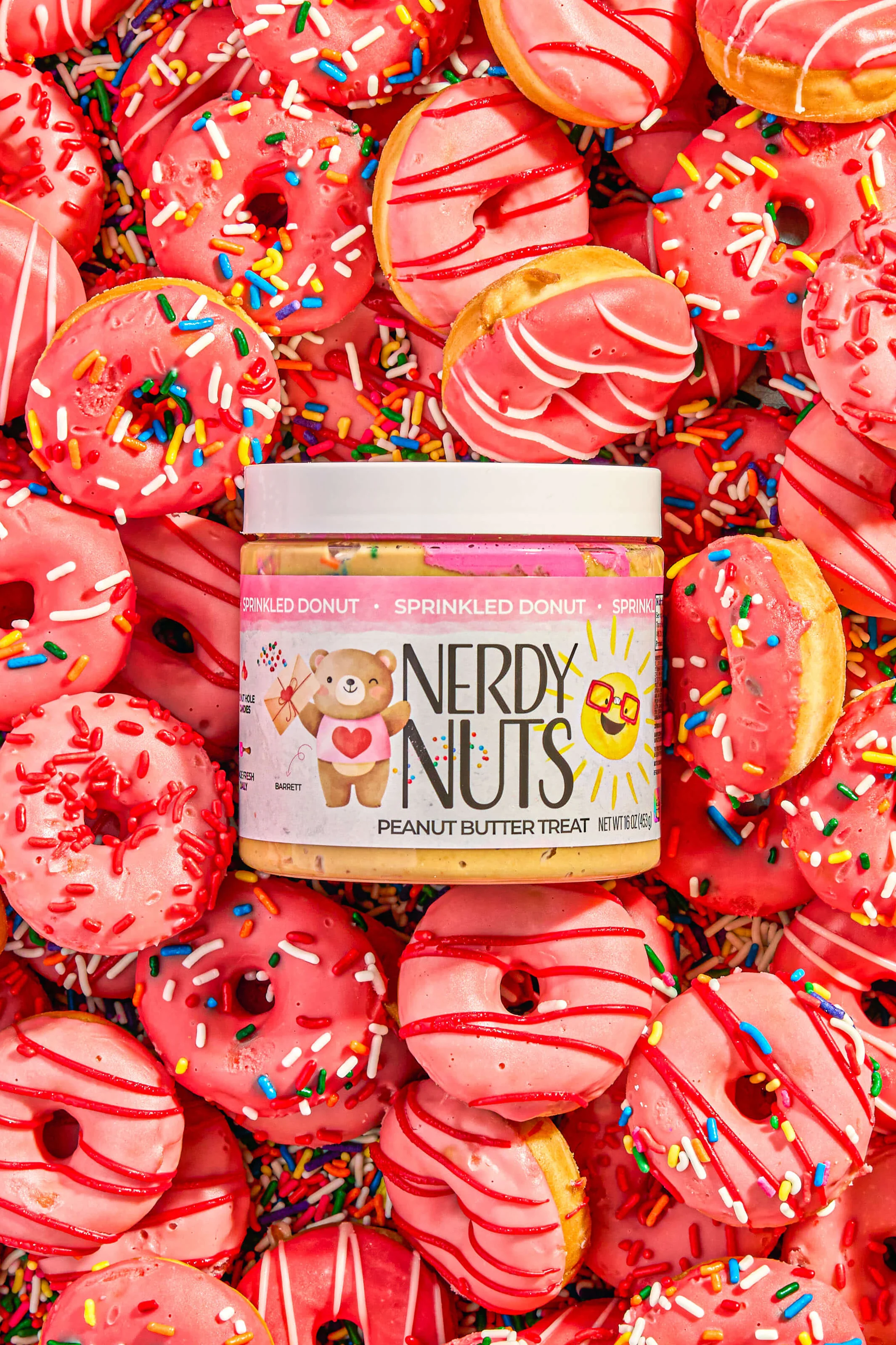 Sprinkled Donut Peanut Butter Treat