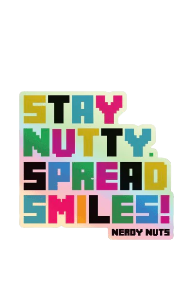 Stay Nutty Game Sticker