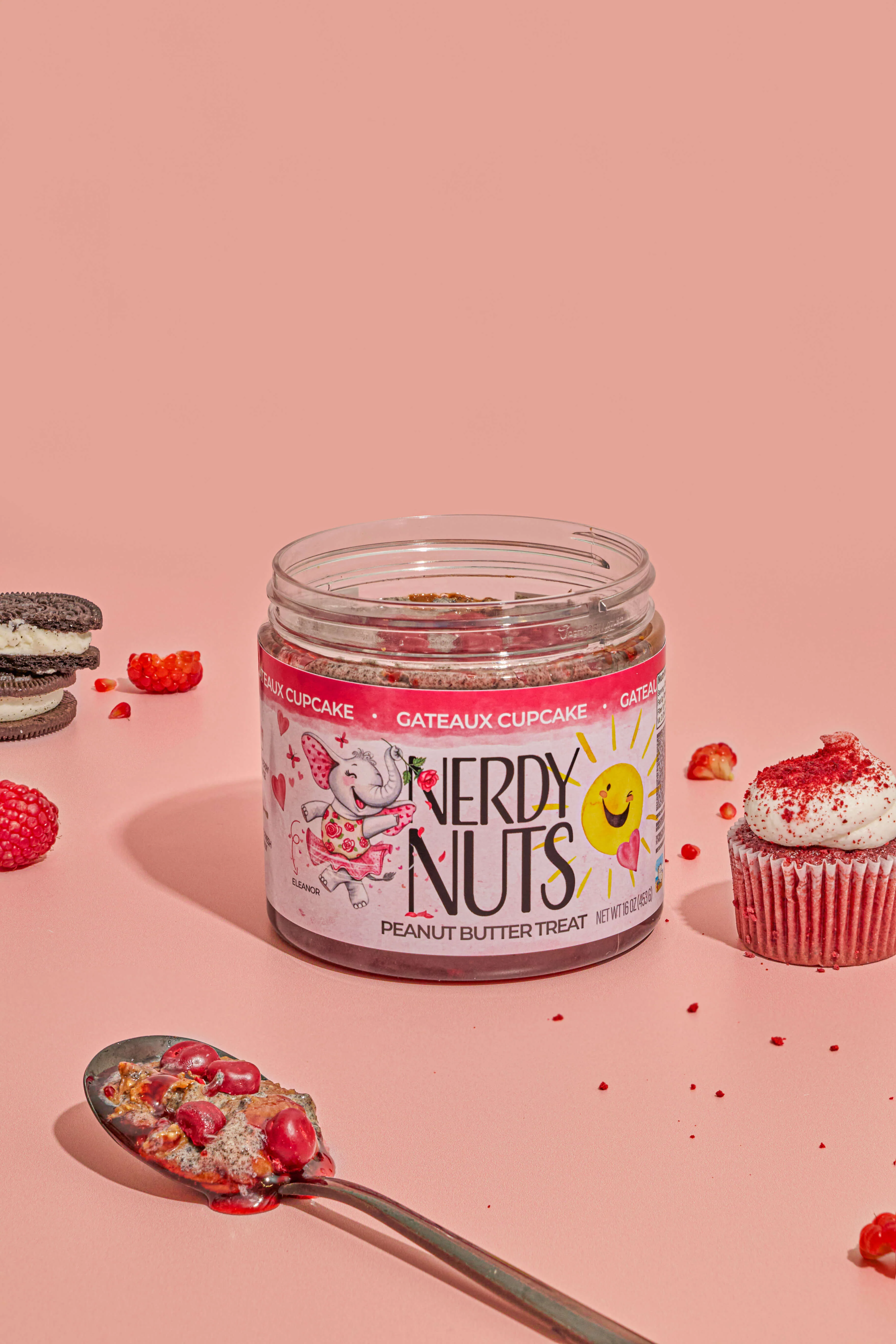 Grey Cupcake Peanut Butter Treat - Image 4