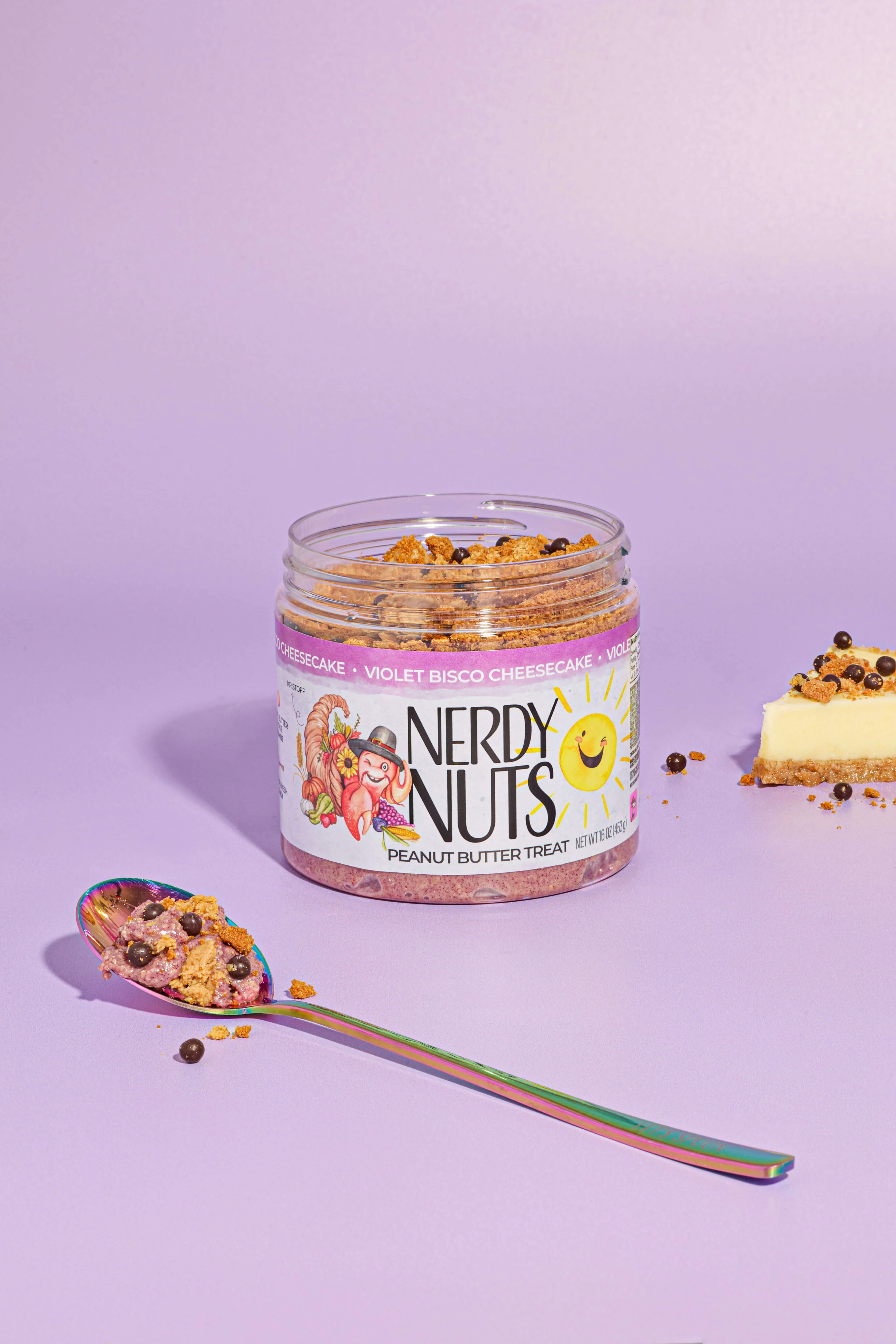 Violet Bisco Cheesecake Peanut Butter Treat - Image 3